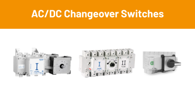Range of Hybrid AC/DC Changeover Switches from Telergon