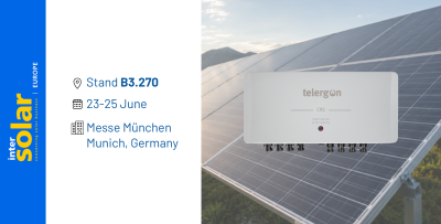 Telergon at Intersolar Europe 2026: Discover Our Latest Renewable Energy Solutions